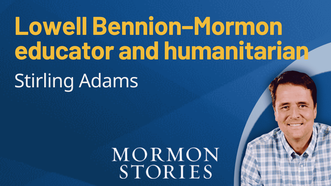 Lowell Bennion, Mormon educator and humanitarian an interview by