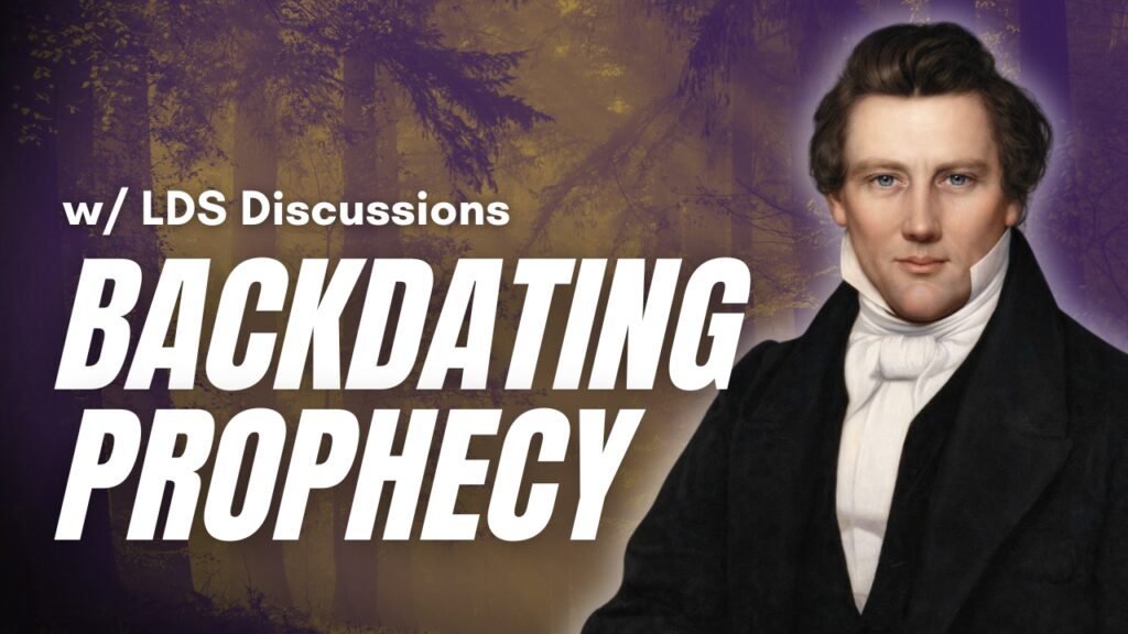 Backdating Prophecy