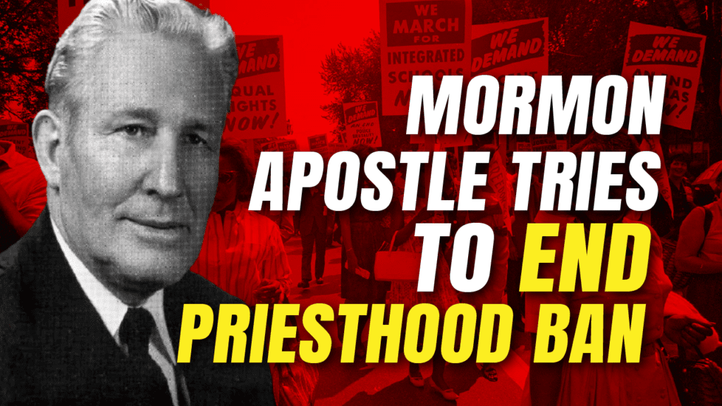 Mormon Apostle Tries to End Priesthood Ban