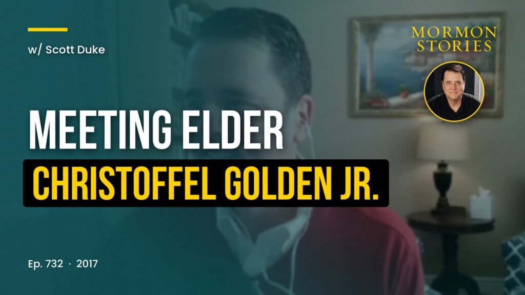 Scott Duke and his meeting with Elder Christoffel Golden Jr.