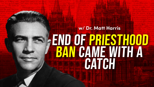 End of Priesthood Ban Came with a Catch