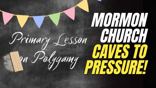 Mormon Church Caves to Pressure!