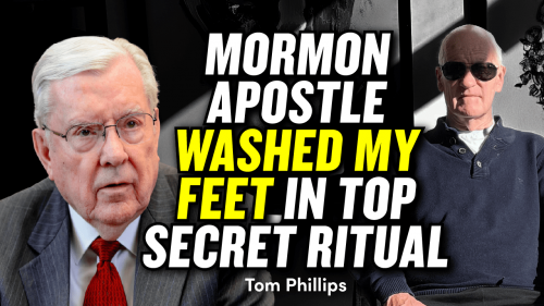 Mormon Apostle Washed My Feet in top secret ritual